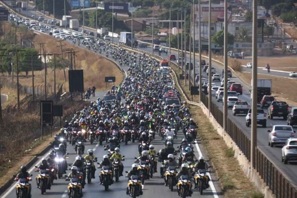 Bolsonaro cumpriu agenda em Goiânia neste final de semana.