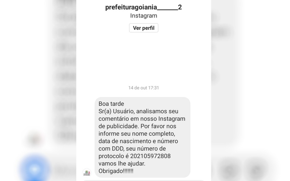 Criminosos usam nome da Prefeitura de Goiânia para aplicar golpes na internet