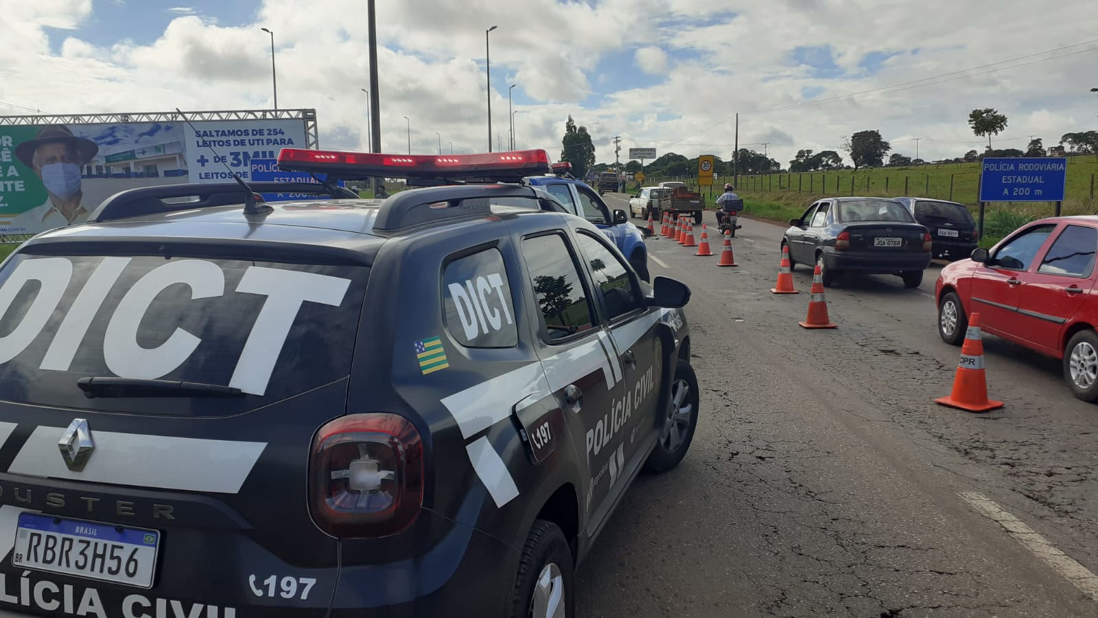 Motociclista morre após se envolver em um acidente na GO 070