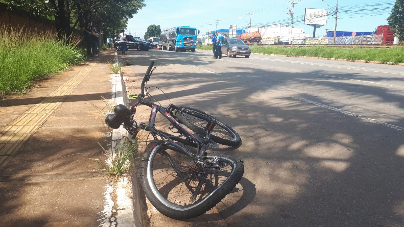 Acidente com vítima de lesões corporais graves em Goiânia