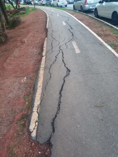 Parque Flamboyant , sofre com a falta de manutenção