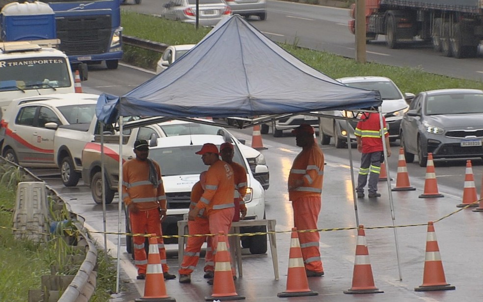 Concessionária começa obra na BR-153 no trecho onde forte chuva abriu uma cratera