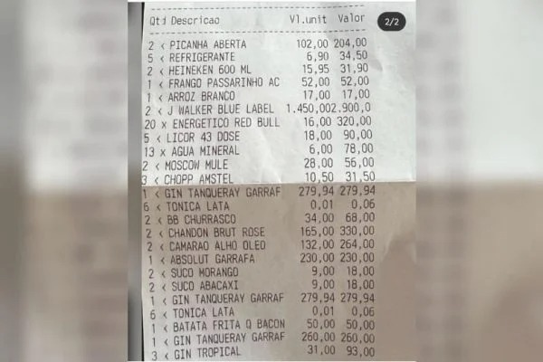 Sem pagar fiança, homem segue preso por dívida de R$ 6 mil em bar