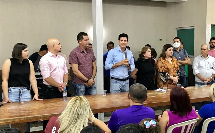 Daniel Vilela mobiliza lideranças de Aparecida em torno da reeleição de Caiado