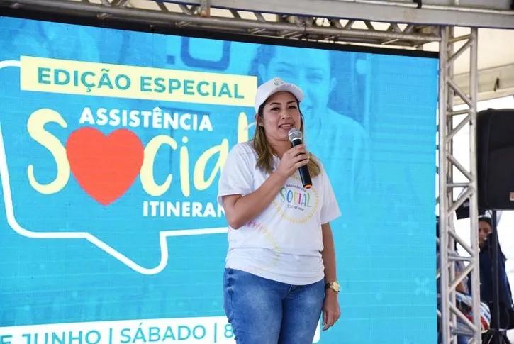 Primeira-dama assume a Secretaria de Assistência Social nesta terça