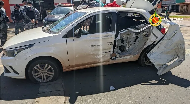 Equipe da PM prende indivíduo após perseguição em alta velocidade