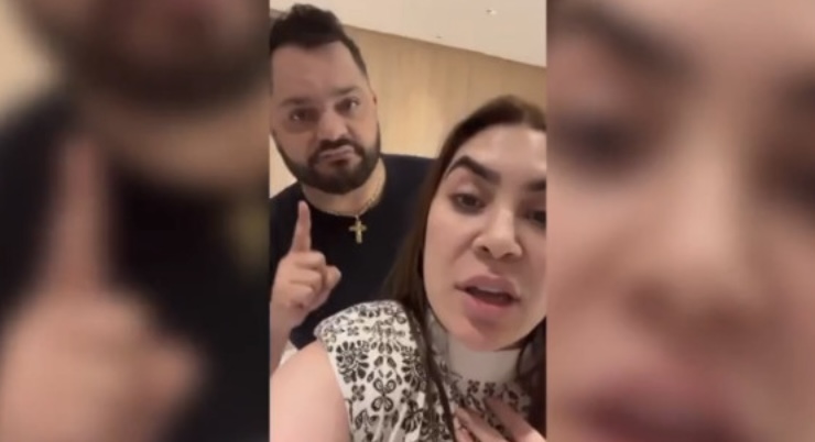 Vídeo mostra ex de Naiara Azevedo dando soco em celular para encerrar gravação