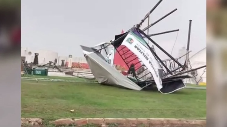 Natal do Bem é suspenso após queda da estrutura do Oscar Niemeyer, em Goiânia