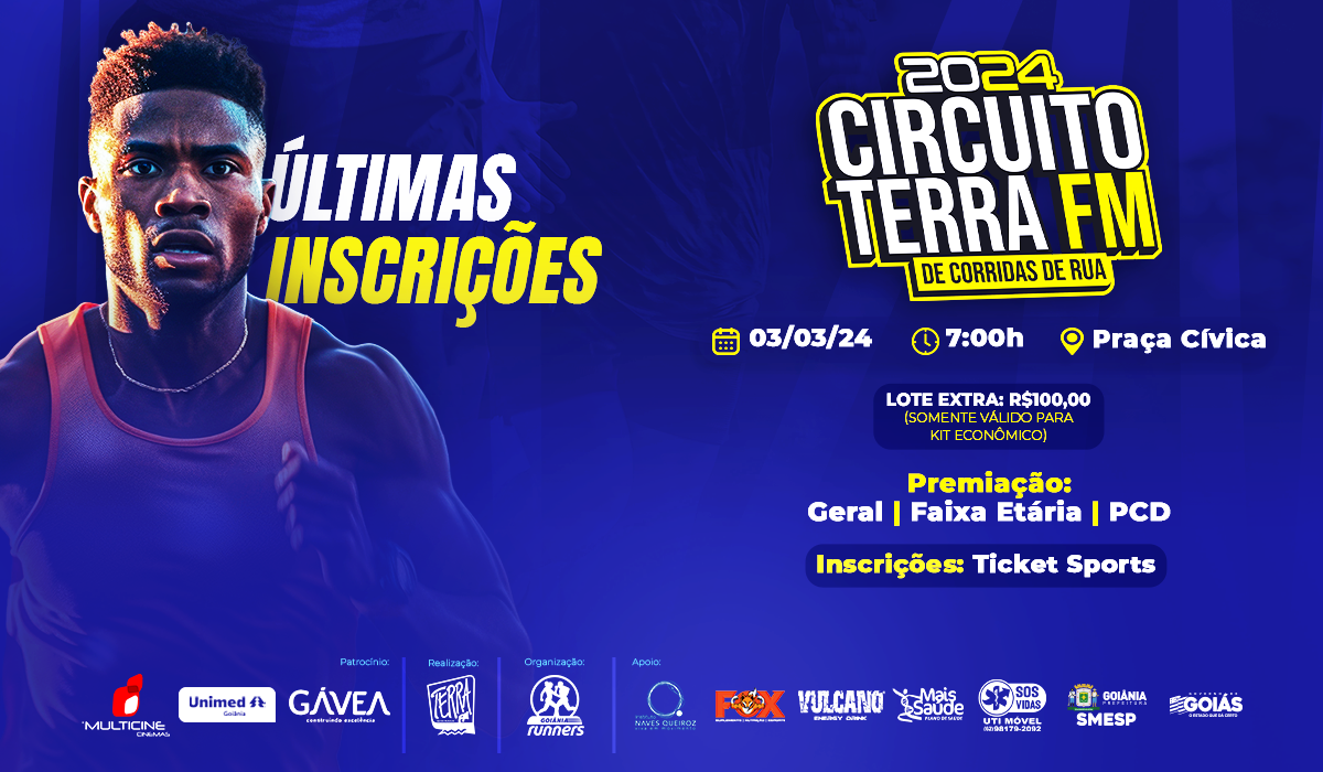 Goiânia Recebe O Circuito Terra FM De Corridas De Rua