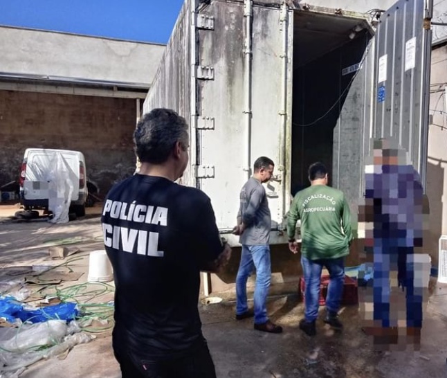 Polícia apreende 6 toneladas de carnes imprópria para consumo em Goiânia