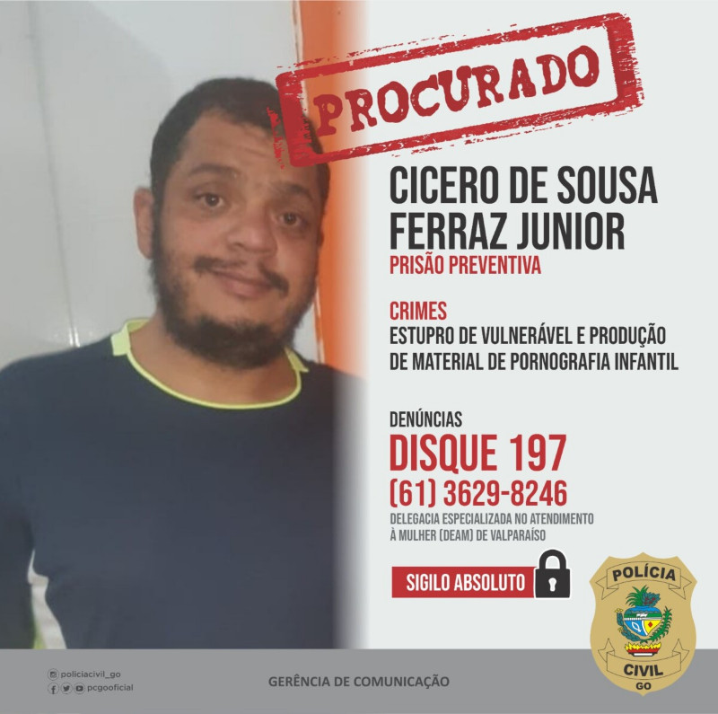 Homem estupra filha da namorada, grava cenas de “s3x0” e guarda no celular